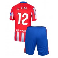 Maglie da calcio Atletico Madrid Samuel Lino #12 Prima Maglia Bambino 2024-25 Manica Corta (+ Pantaloni corti)